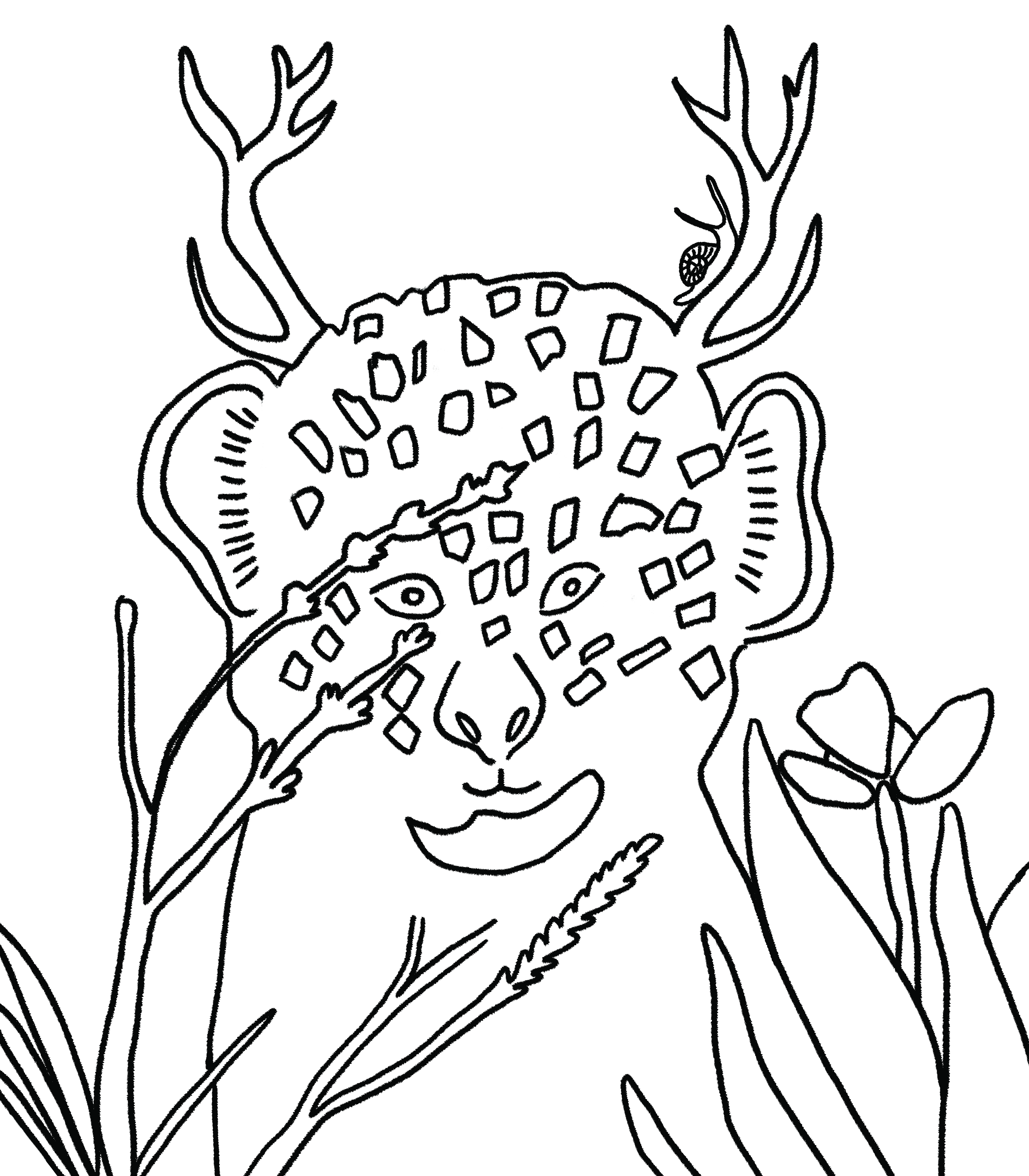 Coloriage lionceau