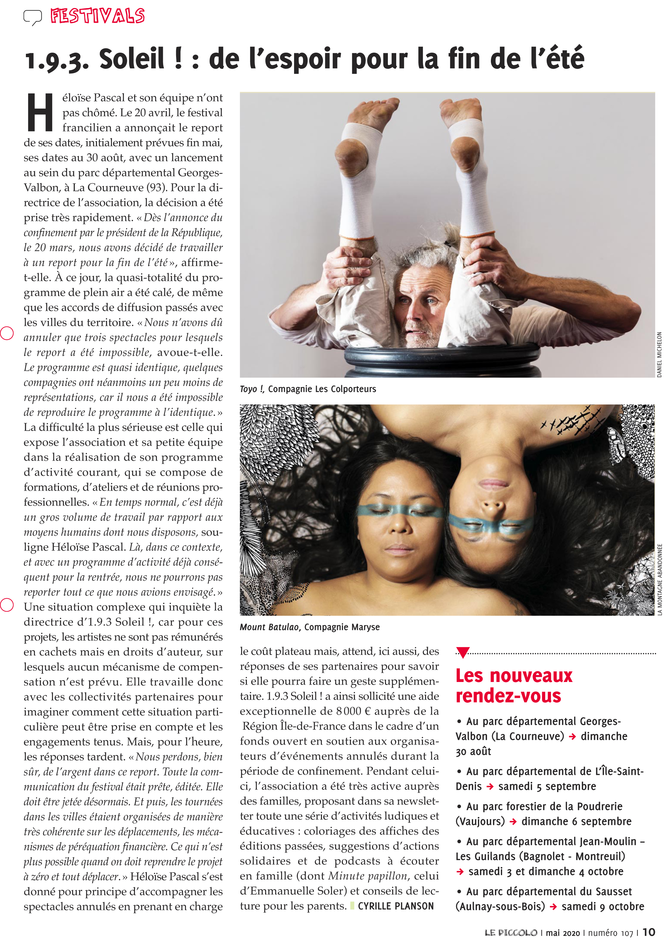 On parle de nous dans Le Piccolo