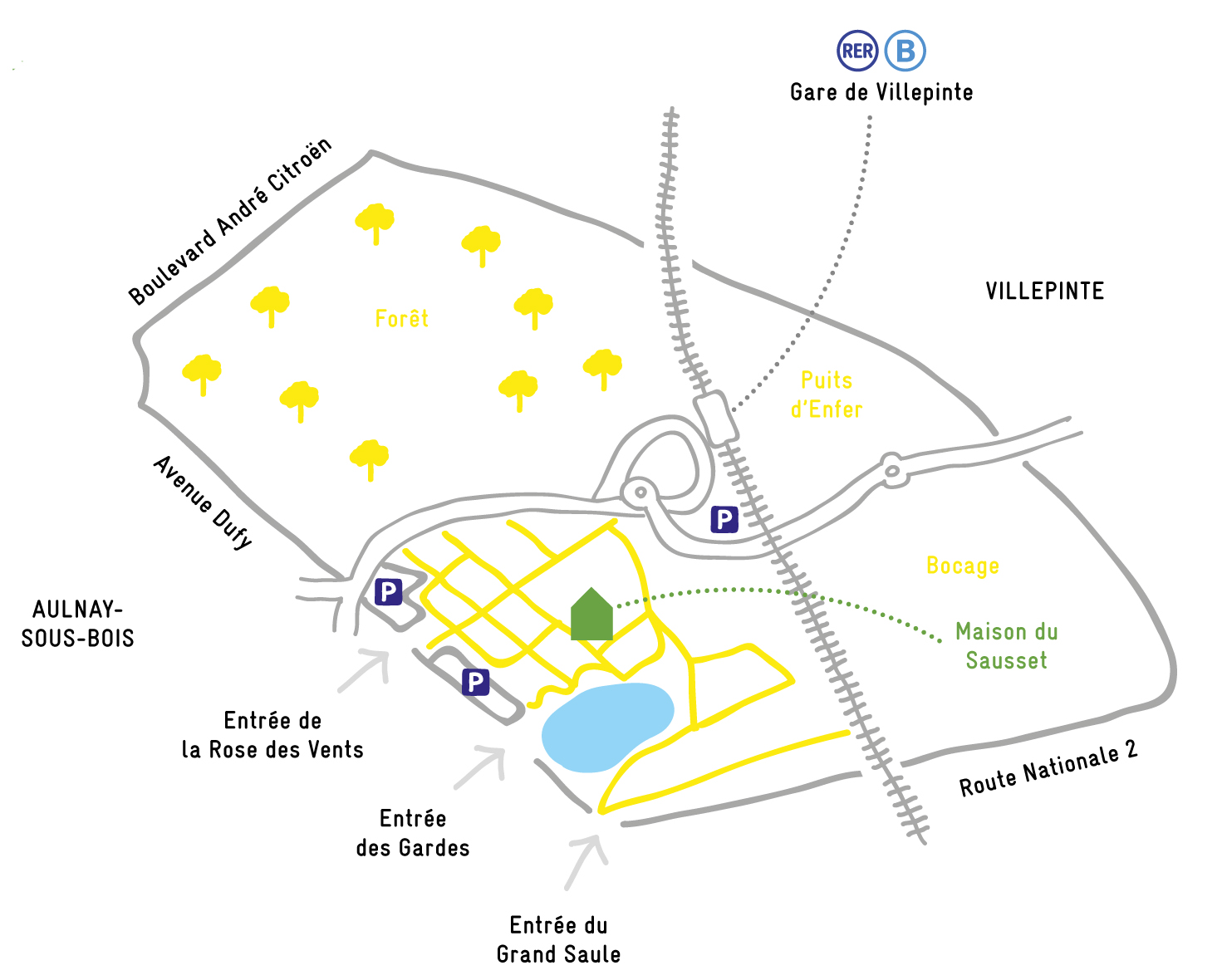 Parc départemental du Sausset - Aulnay-sous-Bois