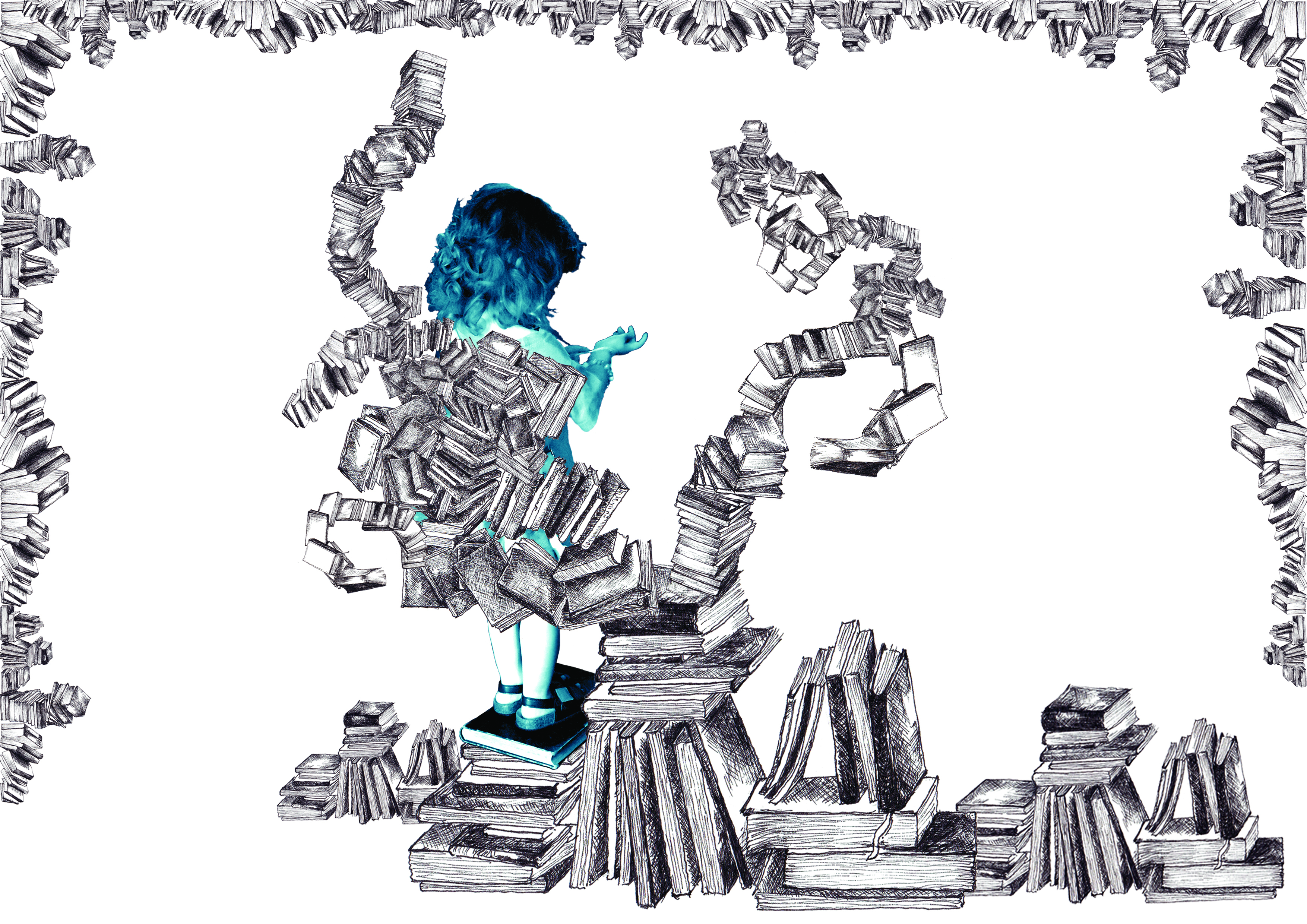Sous le livre